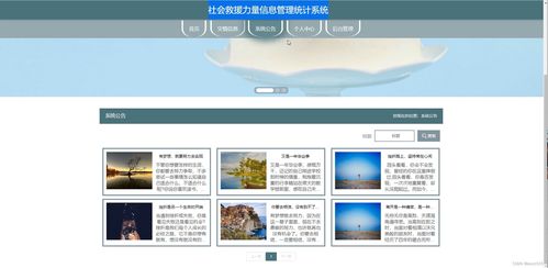 基于Java SSM框架的社會(huì)救援力量信息管理統(tǒng)計(jì)系統(tǒng)設(shè)計(jì)與實(shí)現(xiàn)